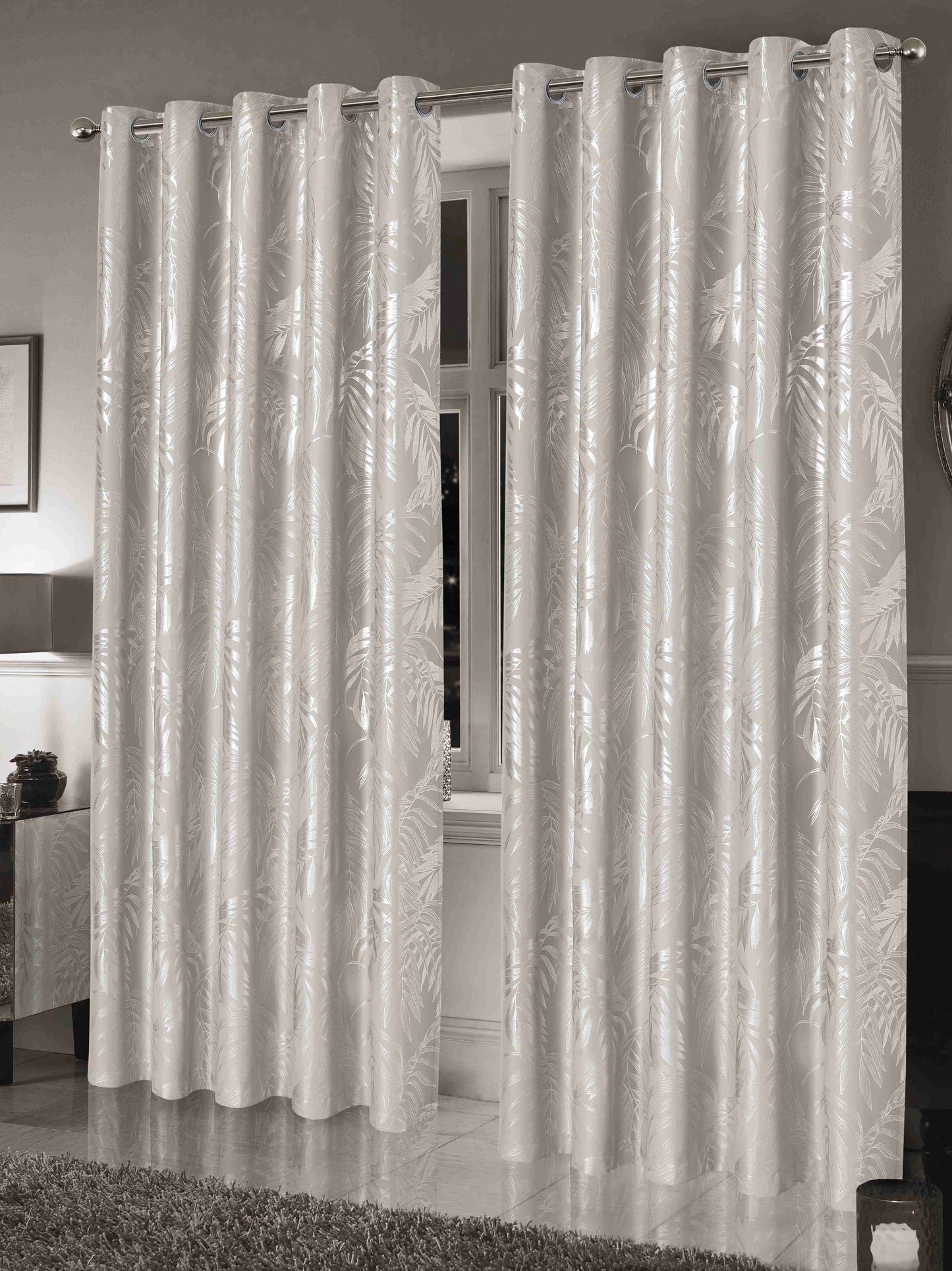 Leaf Blackout Curtains 4 Colours 4 Sizes