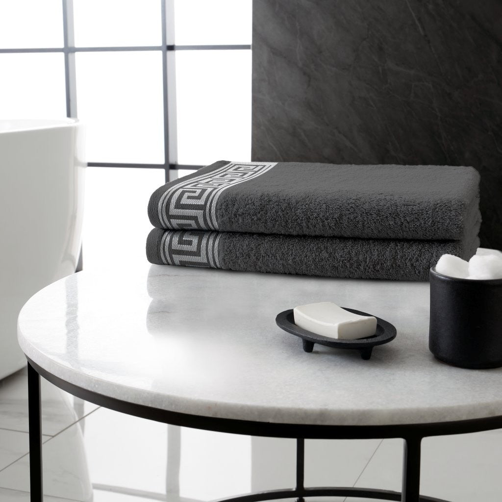 Eros Embossed Bath Sheet Set