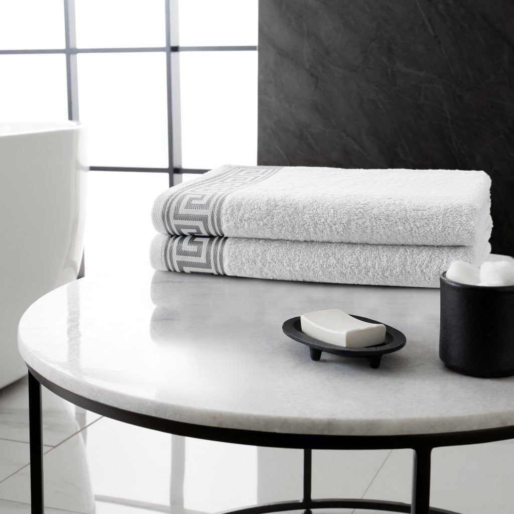 Eros Embossed Bath Sheet Set