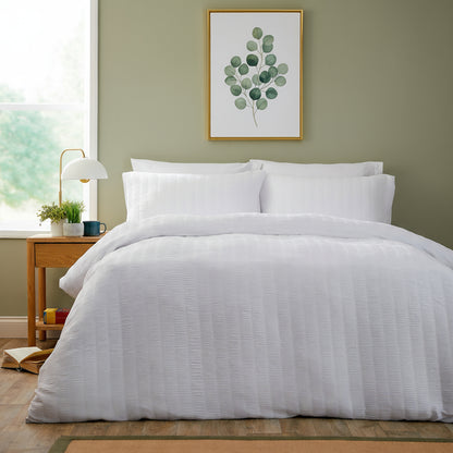 Textured Microfibre Duvet Set 3 Colours