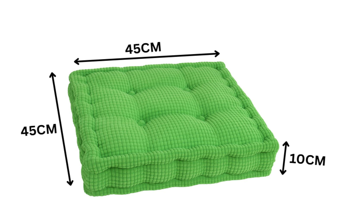 Square Textured Booster Cushion Seat Pads 7 Colours