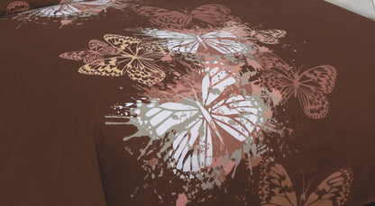 Butterfly Printed Duvet Set 3 Colours