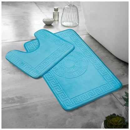 Greek Embossed  Style Bat Mat Set 4 Colours