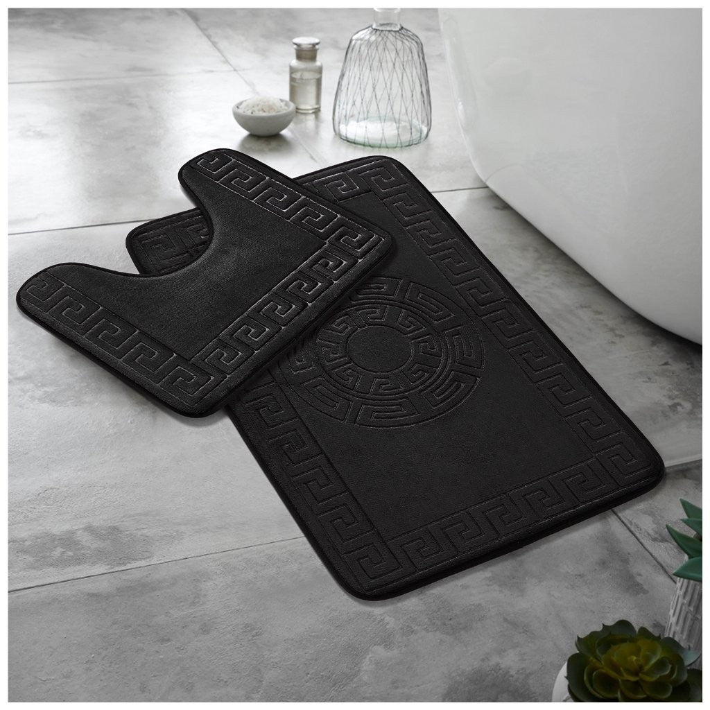 Greek Embossed  Style Bat Mat Set 4 Colours