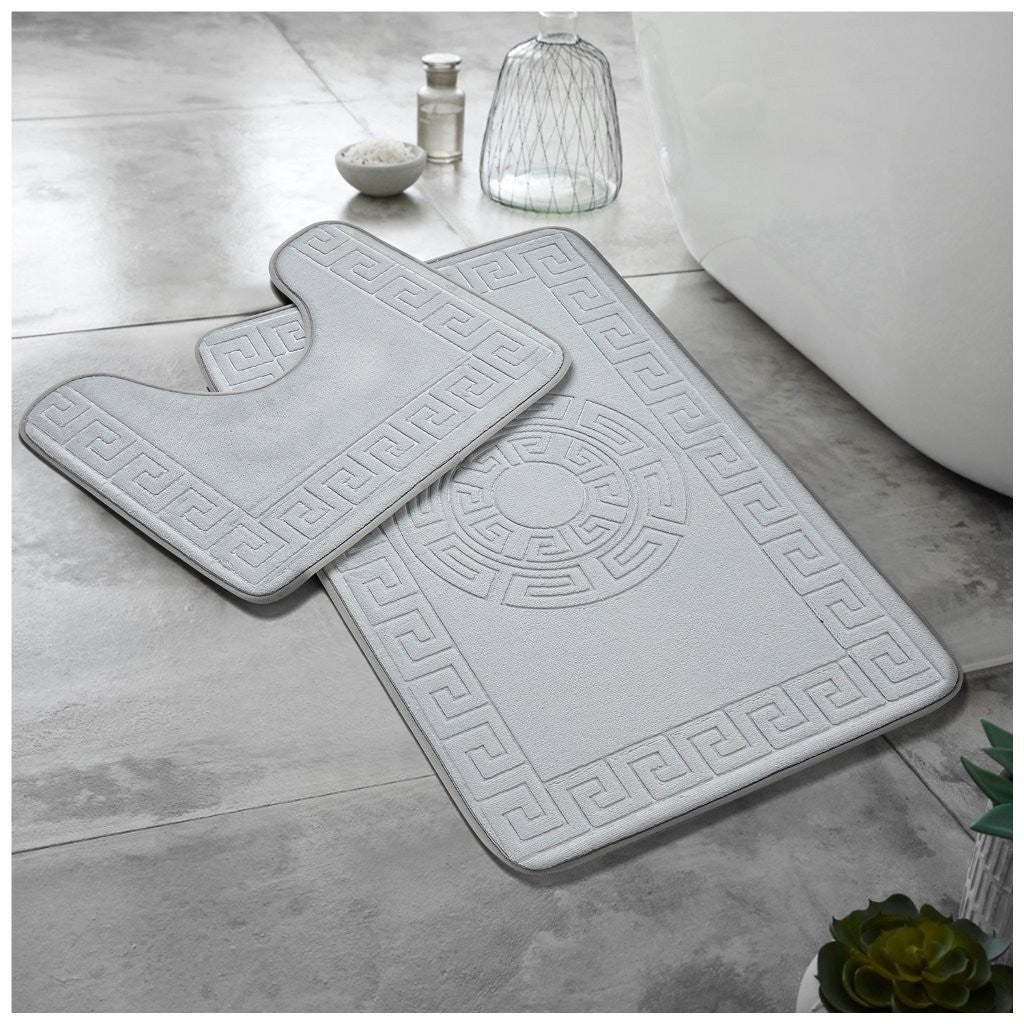Greek Embossed  Style Bat Mat Set 4 Colours