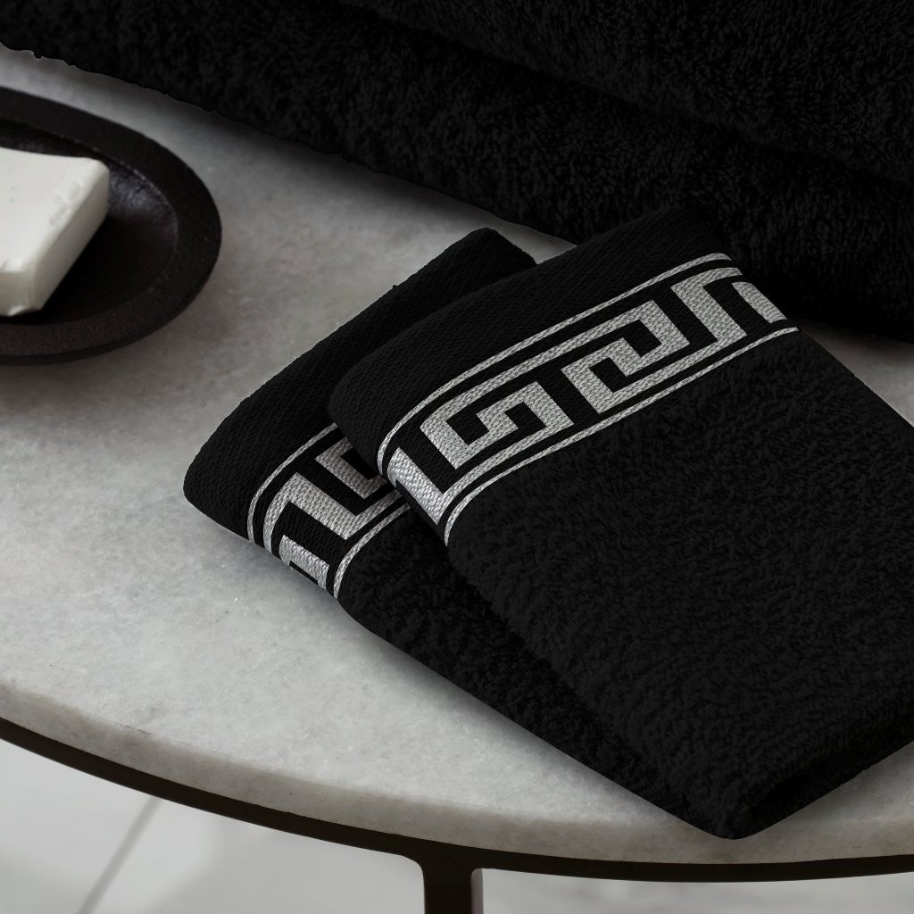 Eros Embossed Bath Sheet Set