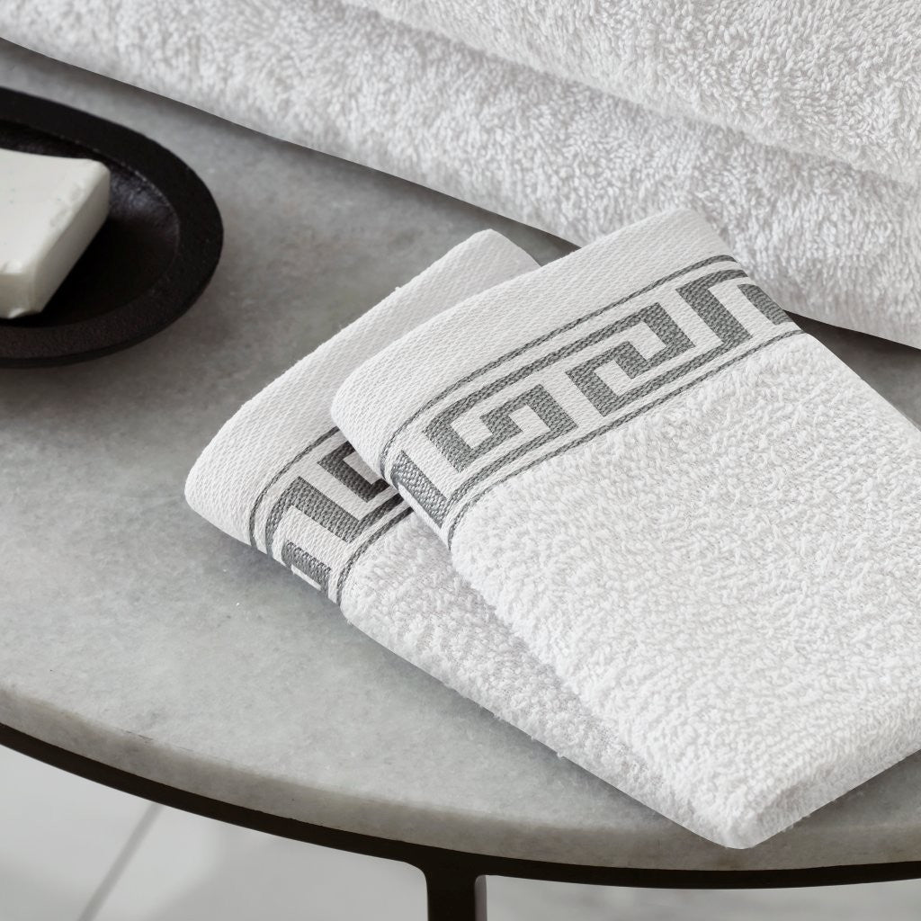 Eros Embossed Bath Sheet Set