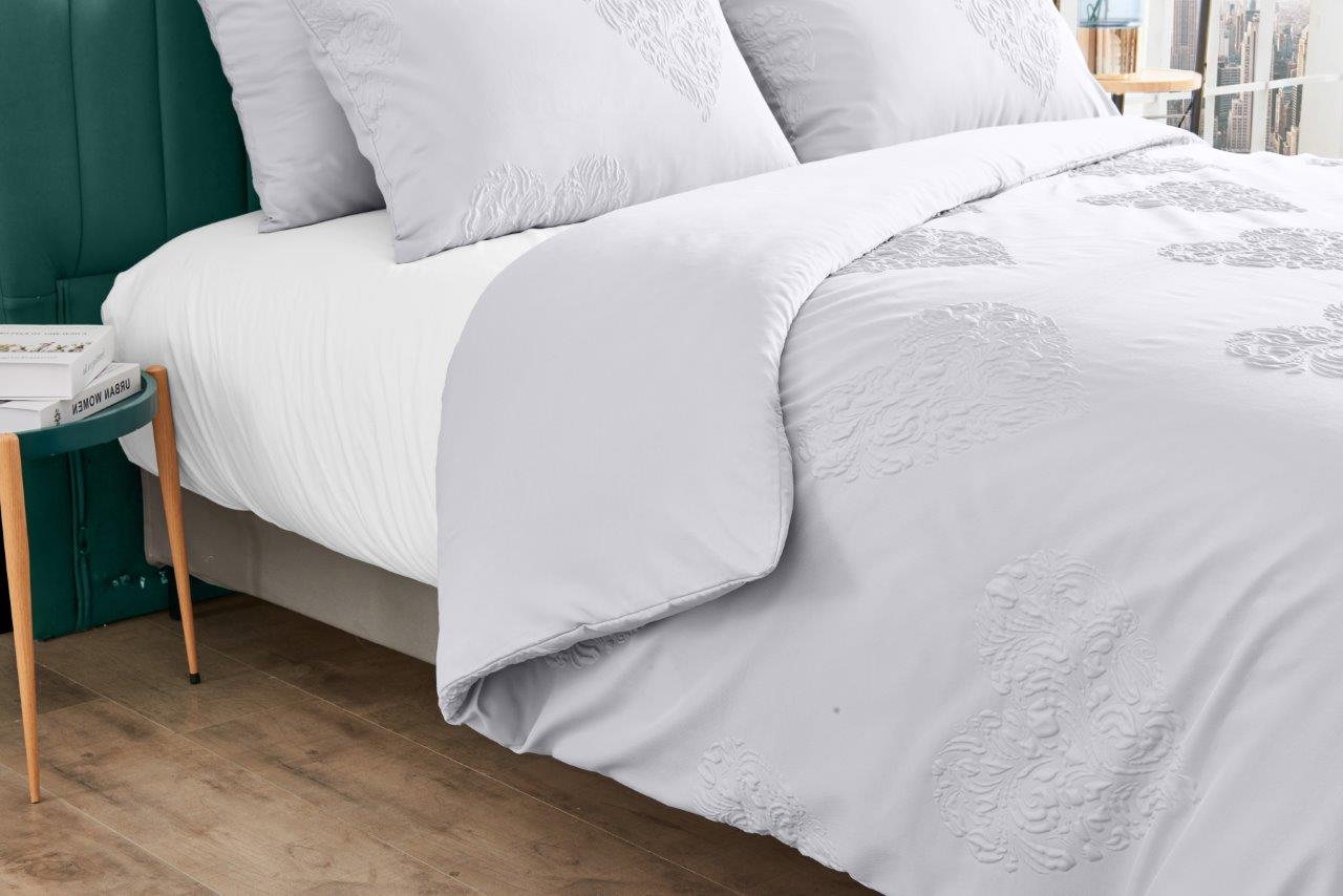 3D Embossed Heart Duvet Set 5 Colours
