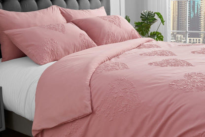 3D Embossed Heart Duvet Set 5 Colours