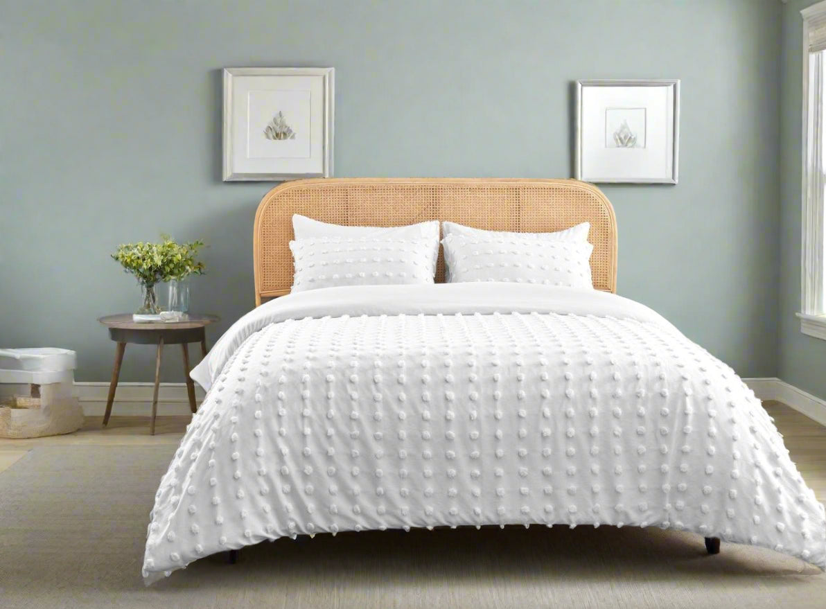 Tufted Dots Duvet Set 4 Colours