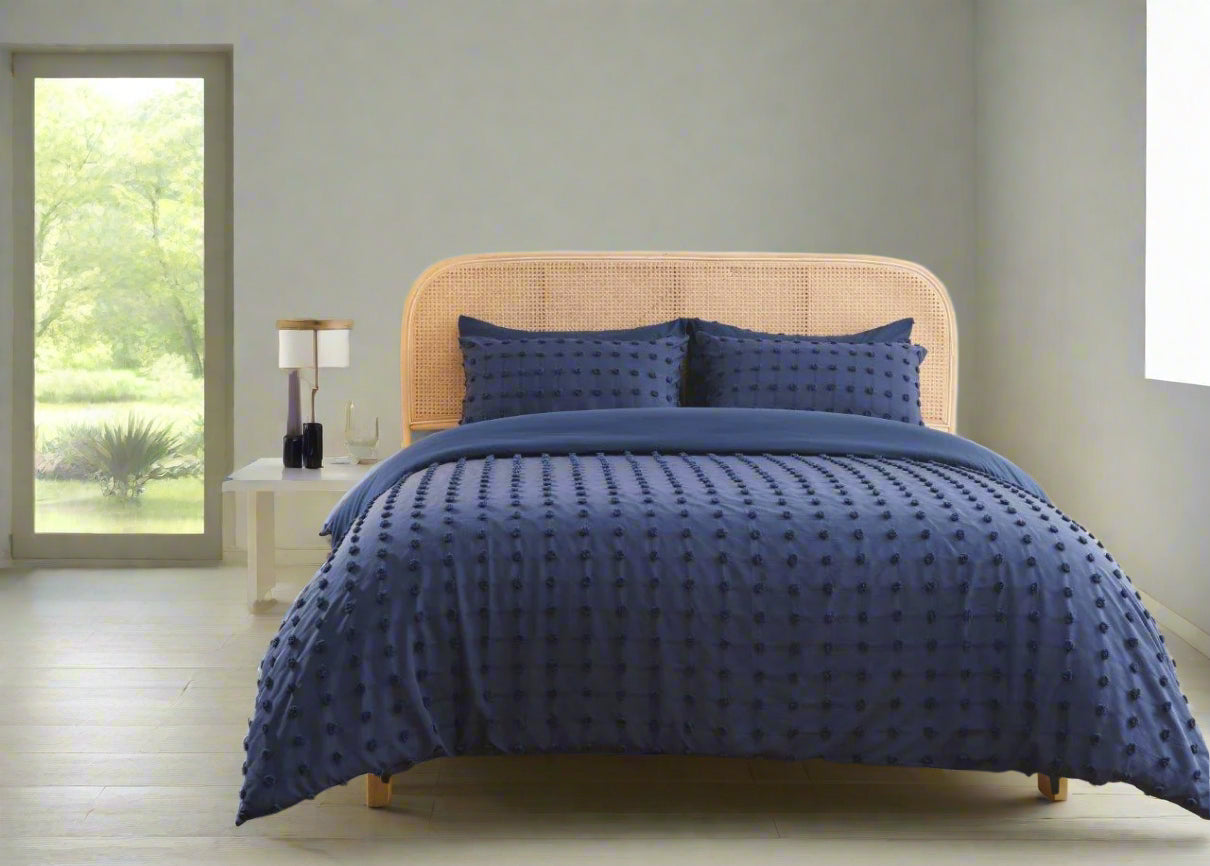 Tufted Dots Duvet Set 4 Colours