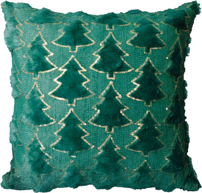 Festive Tree Teddy Duvet Set Matching Blanket & Cushions