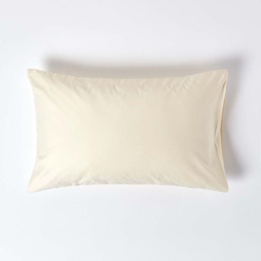 Cream 400 Thread Count Egyptian Cotton Pillowcases