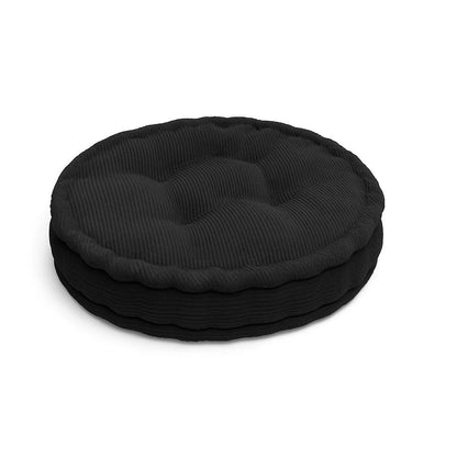 Round Textured Fleece Booster Cushion Seat Pad 7 Colours