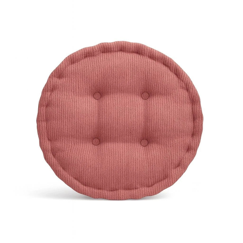 Round Textured Fleece Booster Cushion Seat Pad 7 Colours