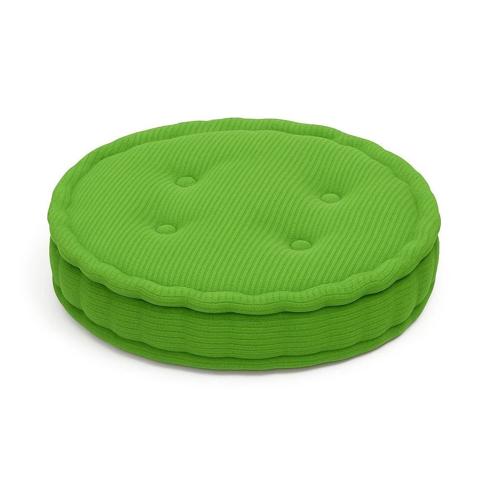Round Textured Fleece Booster Cushion Seat Pad 7 Colours