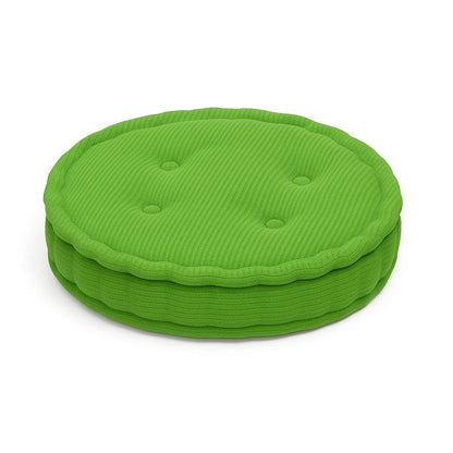 Round Textured Fleece Booster Cushion Seat Pad 7 Colours