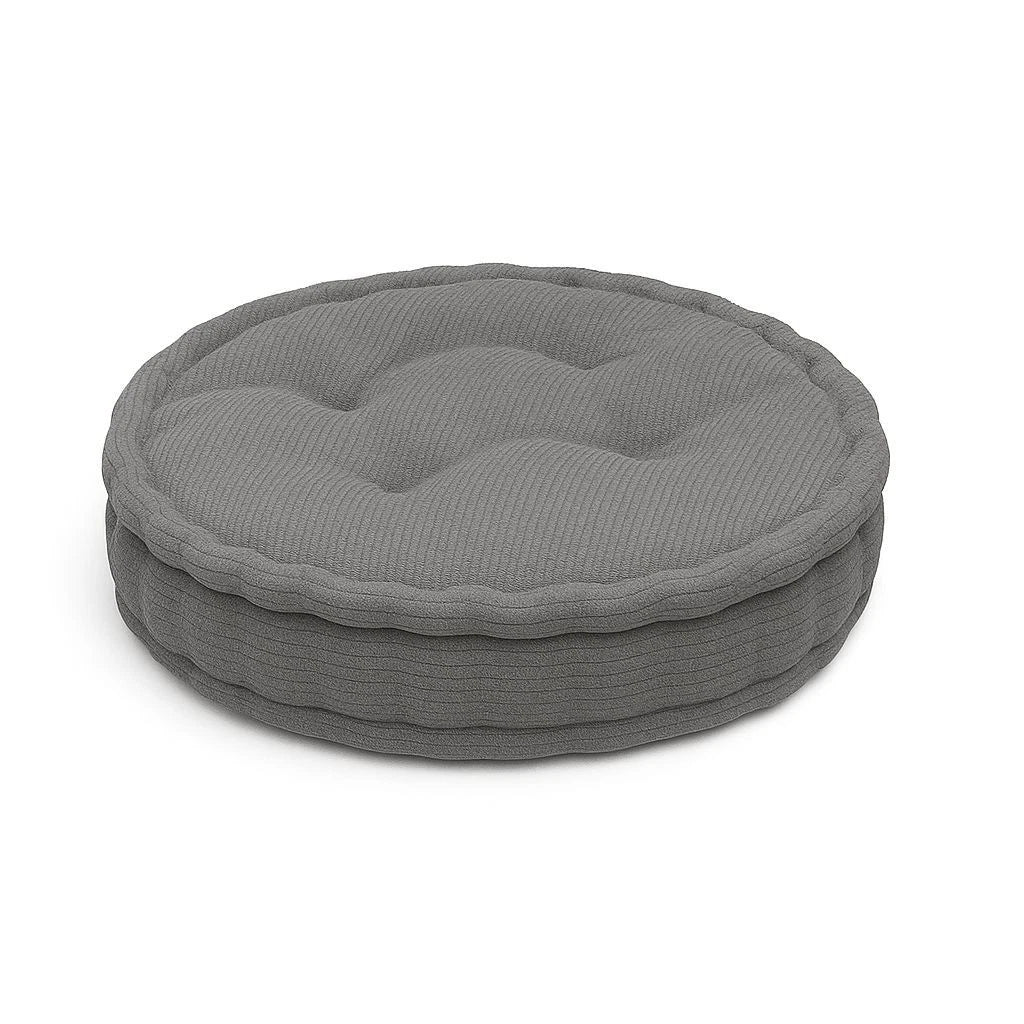 Round Textured Fleece Booster Cushion Seat Pad 7 Colours