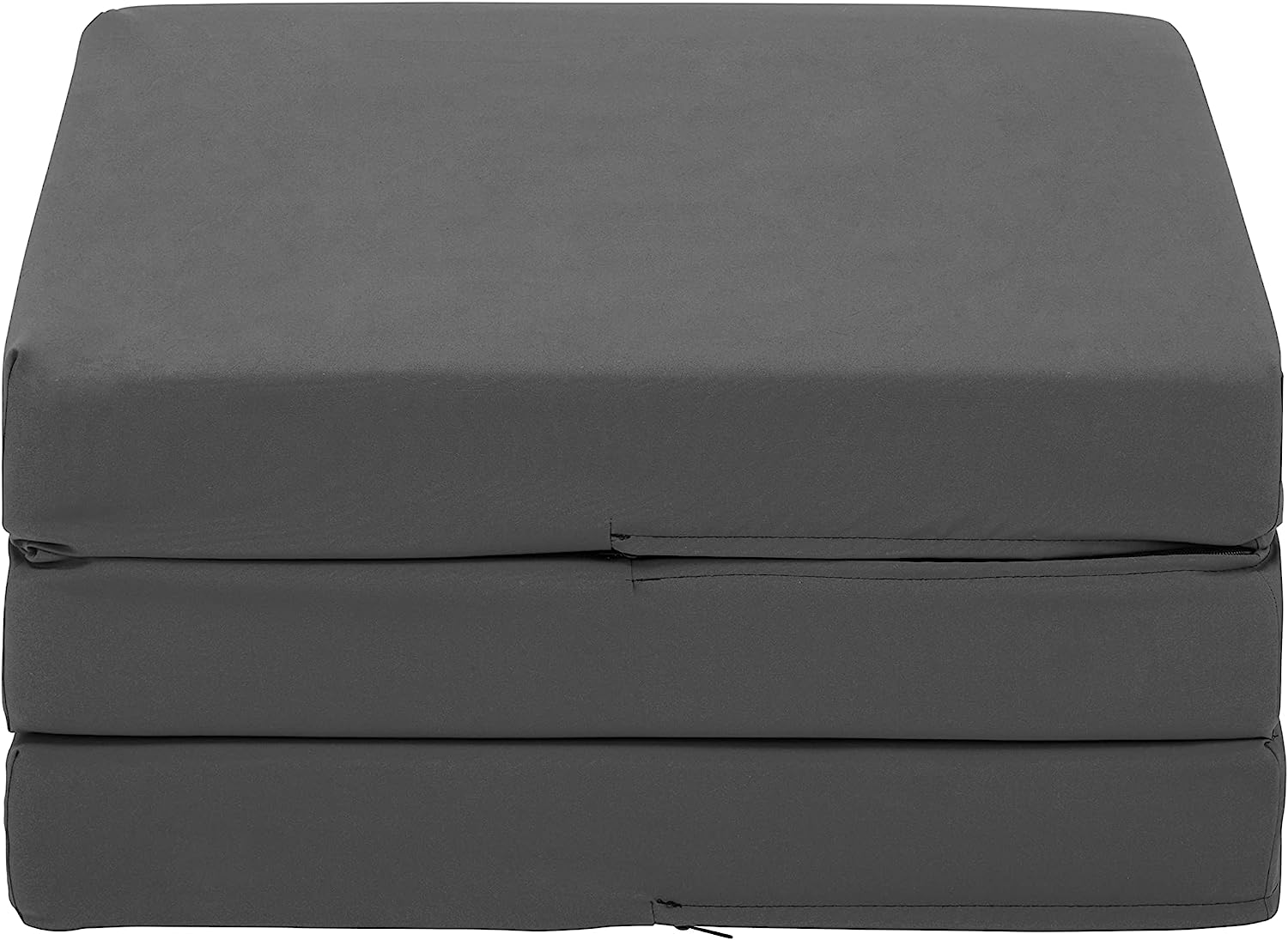 Futon Fusion Cord Cube Z Bed - Foldable Chair Bed, Single Mattress For Guests, Sleepovers, Lightweight & Portable