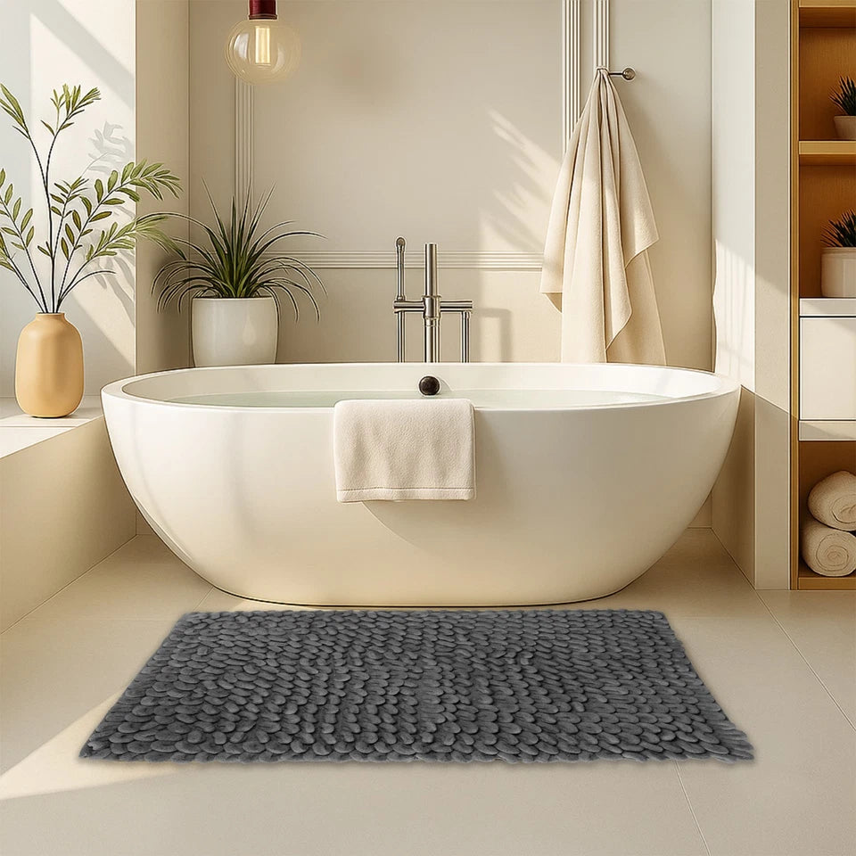 Jumbo Loop Ultra Soft Bath Mat 4 Colours