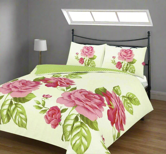 Polkadot Roses Duvet Set 4 Colours