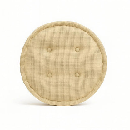 Round Textured Fleece Booster Cushion Seat Pad 7 Colours