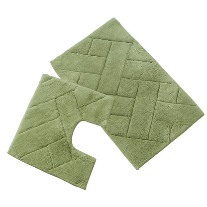 Cotton Bath Mat & Pedestal Set 7 Colours