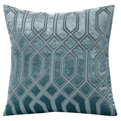 Geo Velvet Filled Cushion 3 Colours