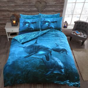 Dolphin 3D Duvet Cover Set