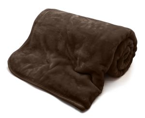 Mink blanket - chocolate (1)