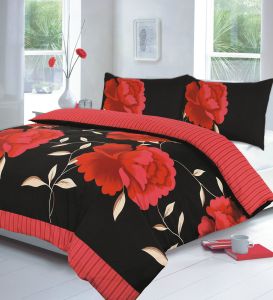 Roses Reversible Duvet Set