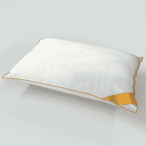 golden goose feather nights pillow 3d render copy