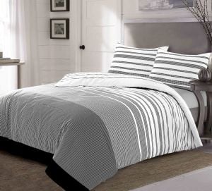 greywhite duvet set