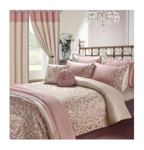 Floral Embroidered Duvet Set