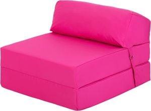 Fold Out Z Bed Chair pink cover