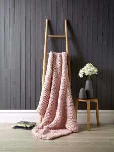 Plaited Knit Throw 3 Colours