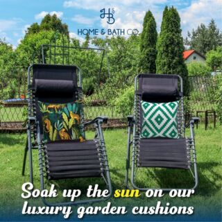 Relax and soak up the sun on our stylish and comfy garden cushions. Your perfect summer companion! ????????