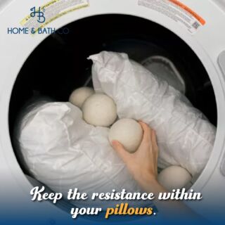 Keep the resistance in your pillows intact with this genius laundry hack! By adding tennis balls to your wash cycle, you not only ensure thorough cleaning but also maintain that perfect fluffiness we all love. Say goodbye to flat, lifeless pillows and hel