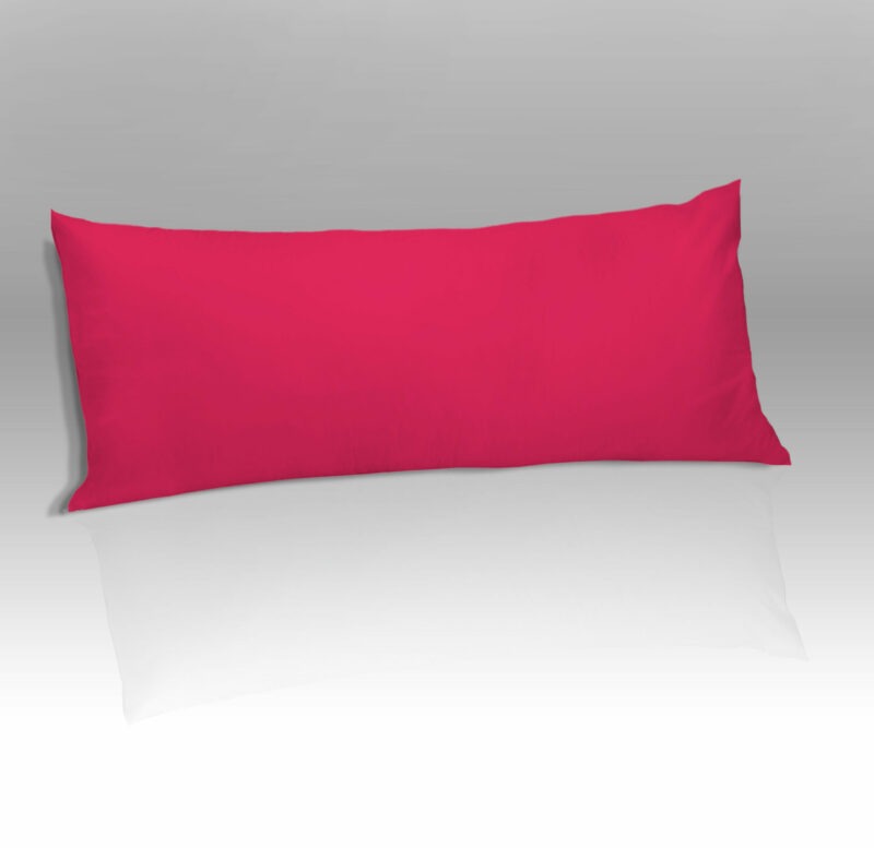 6FT Bolster Pillowcase Plain Dyed