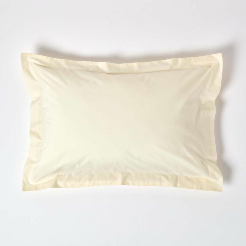 Cream 600 Thread Count Egyptian Cotton Pillowcases
