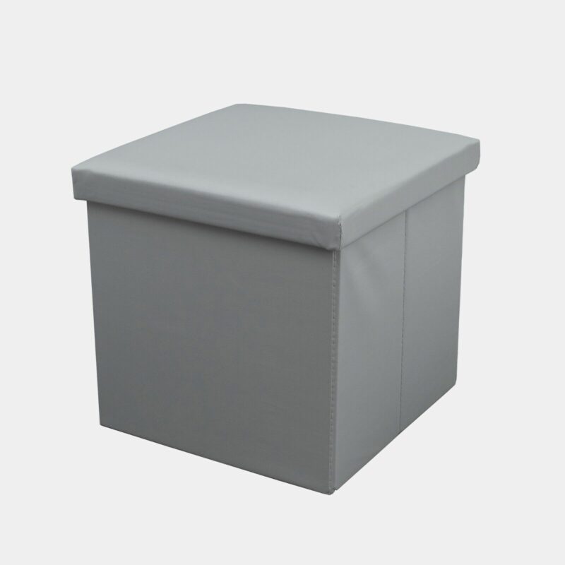 Grey Foldable Storage Cube