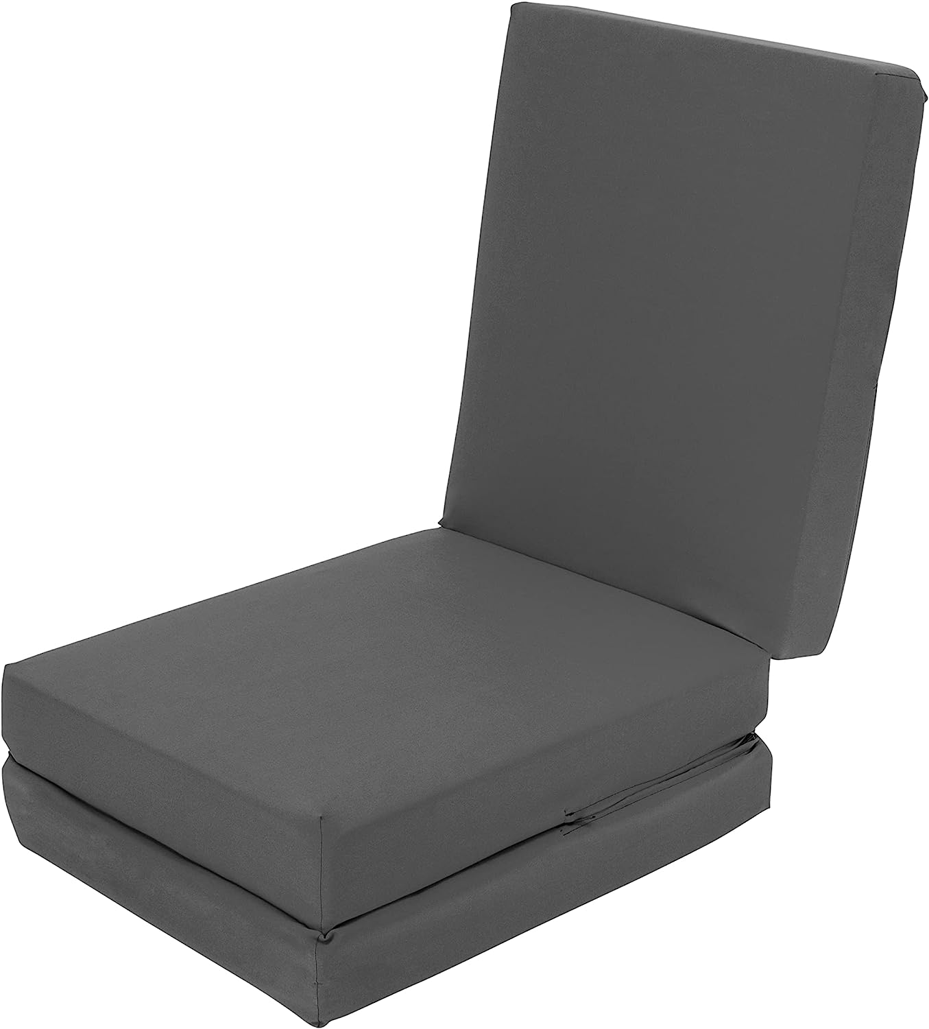 Fold Out CUBE Futon Single Guest Z Chair Bed Folding Mattress Sofa