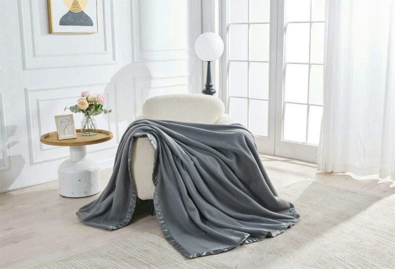 Satin Border Fleece Blanket